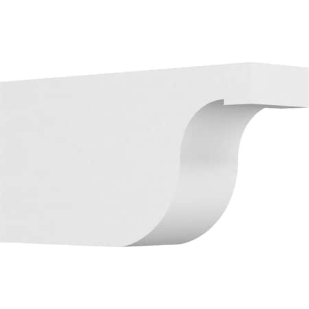 Ekena Millwork Standard Del Monte Architectural Grade PVC Rafter Tail, 4"W X 8"H X 16"L RFTP04X08X16DEL
